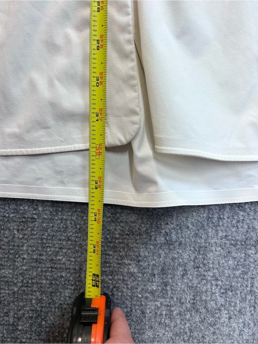 Nike 24.7 Technical Stretch White Casual Button-Down Long Sleeve Shirt